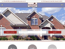 Tablet Screenshot of buckheadhomerealty.com